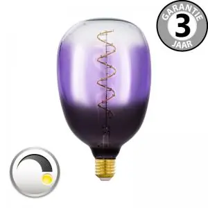 LED Vintage Egg 120mm 4 watt E27 dimbaar | Paars Dagaanbieding
