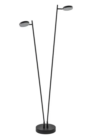 2-Lichts design vloerlamp LED op batterij dimbaar Goedkoop