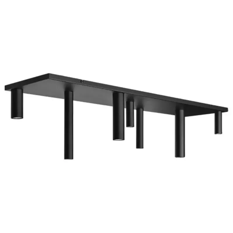 Ztahl Plafondlamp Olmo 7 lichts L 145 cm zwart Op = Op