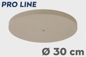 Veilige Betaling Ronde plafondplaat PRO LINE zonder gaten Ø 30 cm | Zand / Quartz