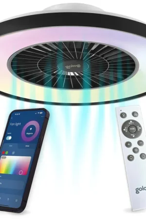 Gologi Plafondventilator met Verlichting - Ø60 cm - LED RGBW - 6 Standen Finale Uitverkoop