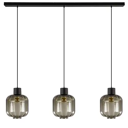 Bestel Nu Glazen eettafelhanglamp zwart luxury