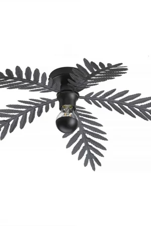 Bestel Nu Ylumen Plafondlamp Palm 5 bladen Ø 60 cm zwart