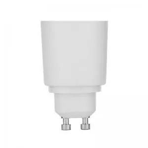 Verloopfitting lamp adapter | Van GU10 naar E27 Premium