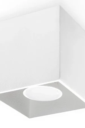 Dagaanbieding Sollux Plafondlamp Quad wit