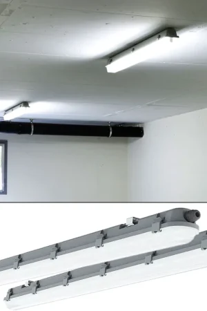2x LED diffusorverlichting, 4320 lumen, neutraal wit Korting