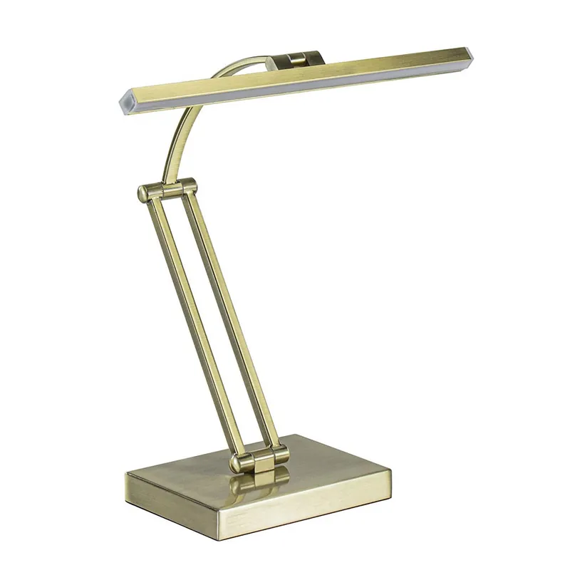 Dimbare LED bureaulamp brons verstelbaar Veilige Betaling