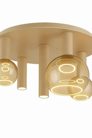 Voordeelprijs Ztahl Plafondlamp Riva 5 lichts Ø 50 cm quartz
