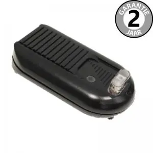 Hoge Kwaliteit LED vloerdimmer zwart met schakelaar 230 volt | 1-60W