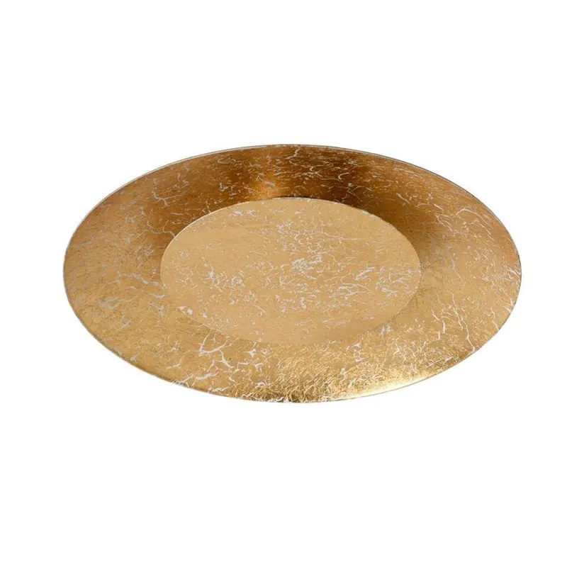 Lucide plafondlamp Foskal - mat goud - Ø34,5 cm Tijdelijk Beschikbaar