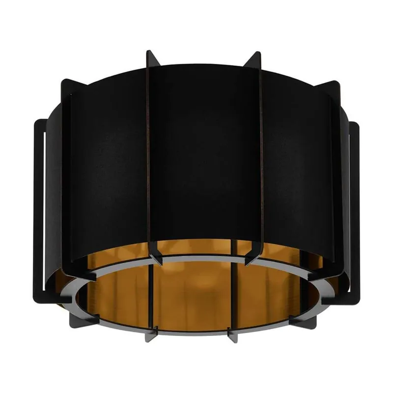 EGLO plafondlamp Pineta - zwart/goud Lage Prijs