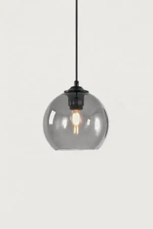 Los glas BALLS donkergrijs | Ø 20 cm Direct Beschikbaar