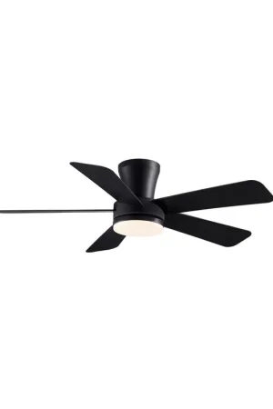 CristalRecord Plafondventilator Benda 5 blad Ø 101 cm zwart Veilige Betaling