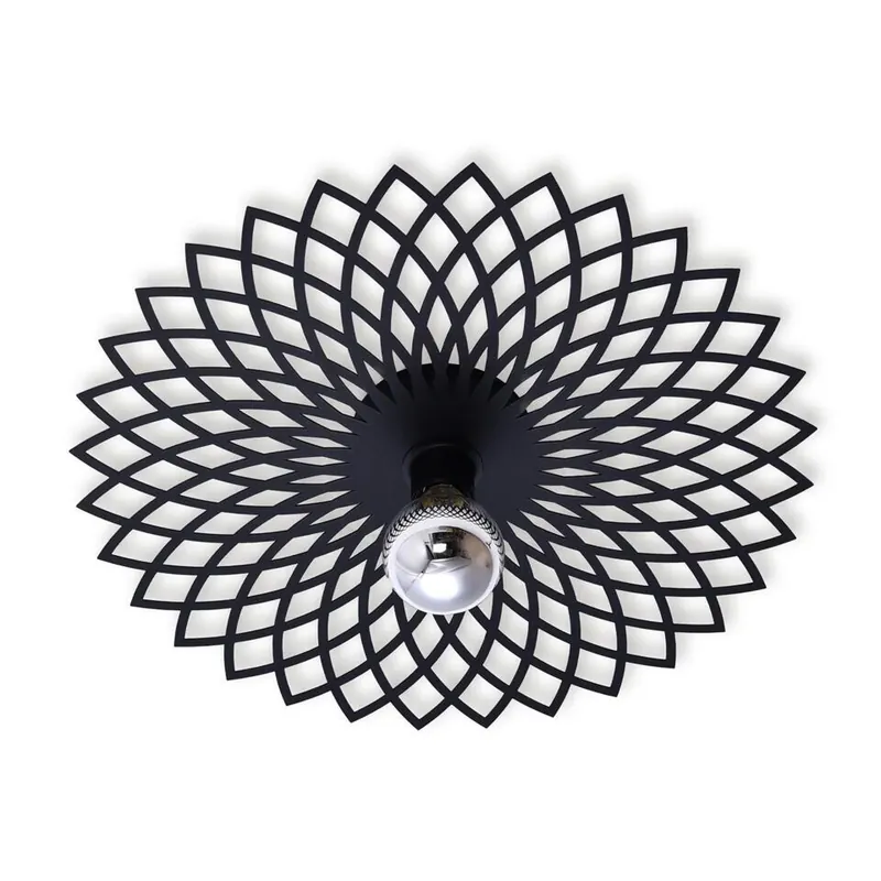 Ylumen Plafondlamp Ombra - zwart - 50x8 cm Favoriet