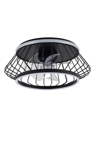 CristalRecord Plafondventilator Cobra Ø 50 cm zwart Superprijs