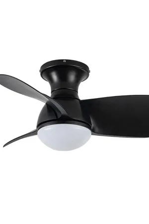 CristalRecord Plafondventilator Epona Mini Ø 64 cm zwart Goedkoop