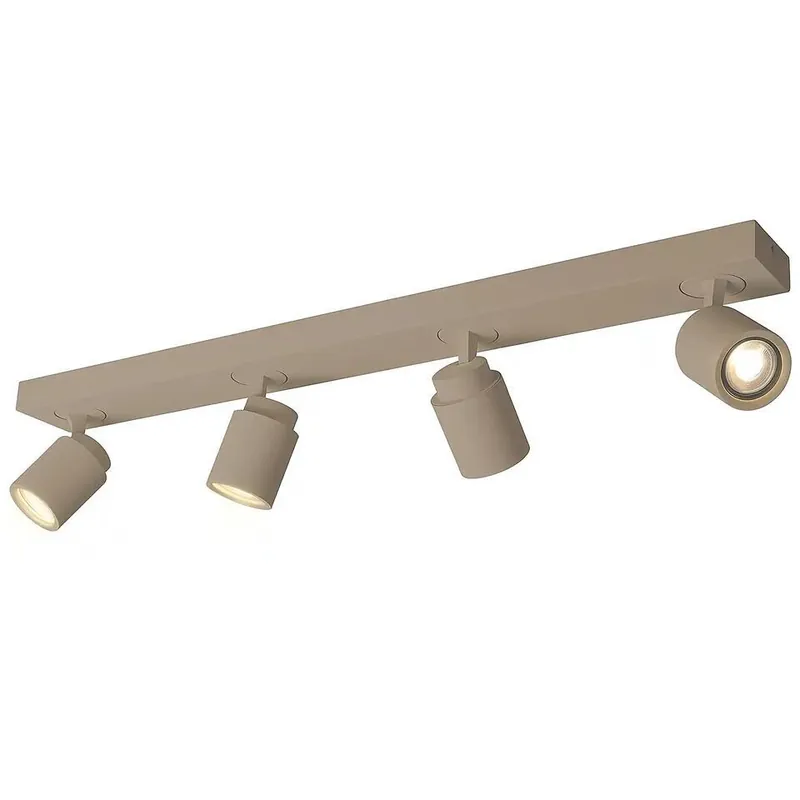 Freelight Spot Razza - 4 lichts - beige - 76x14 cm Snelle Levering