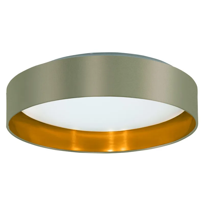 Favoriet EGLO Maserlo 2 plafondlamp - 38cm - Goud, Taupe, Wit