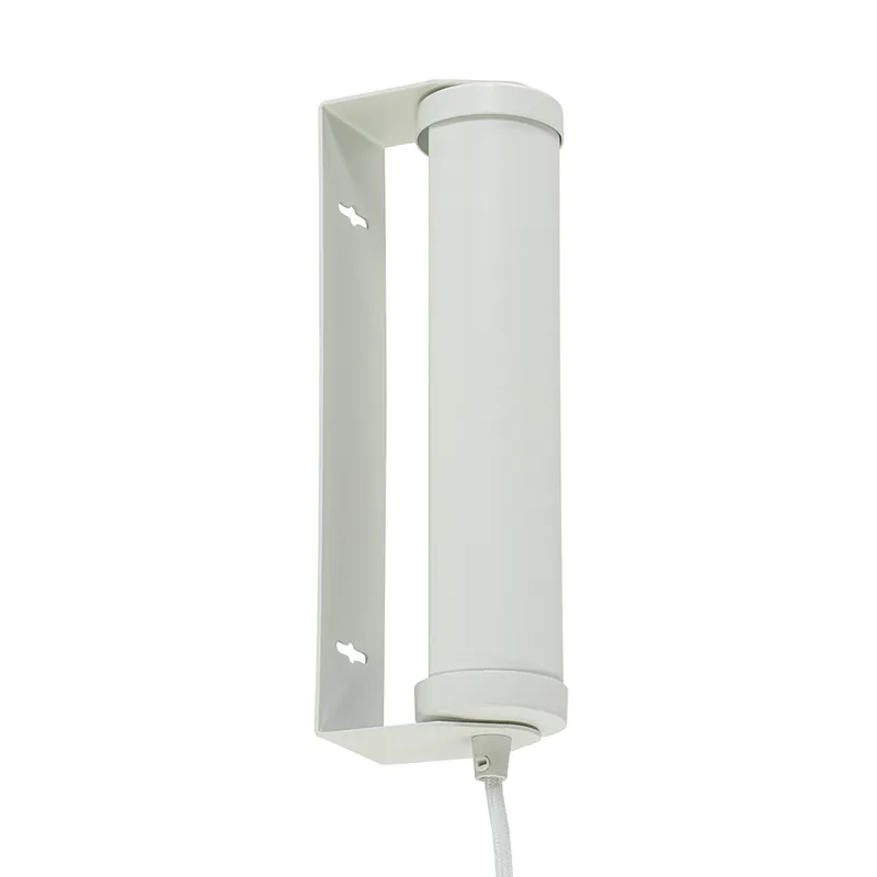 Mat witte wandlamp met snoer Koopje