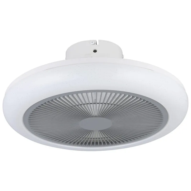 Aanbieding EGLO Kostrena Plafondlamp met ventilator - LED-CCT - Wit/Grijs