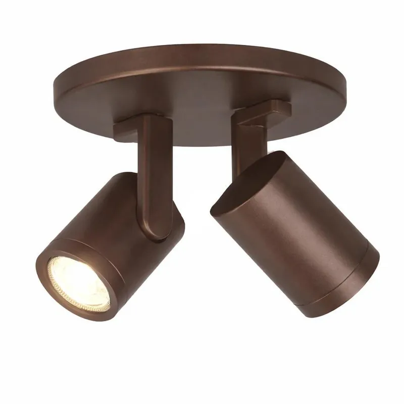 Rechtstreeks Van De Fabrikant Highlight Spot HALO - 2 lichts - bruin - 17x15 cm