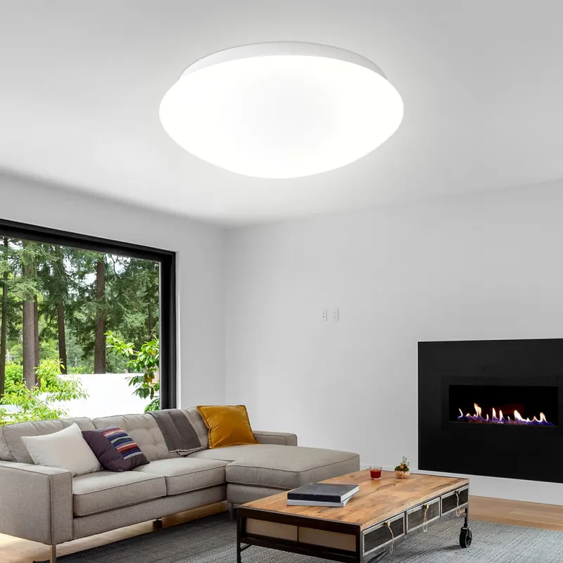 Flitsaanbieding LED plafondlamp, wit, rond, 25 cm