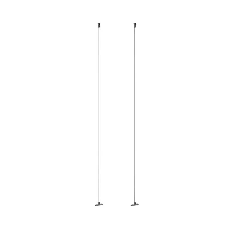 Direct Beschikbaar Lucide Premium LINIAL Ophangkabel - 1-fase Railsysteem / Railverlichting - Smart - 48V Track - Mat Zwart Chroom