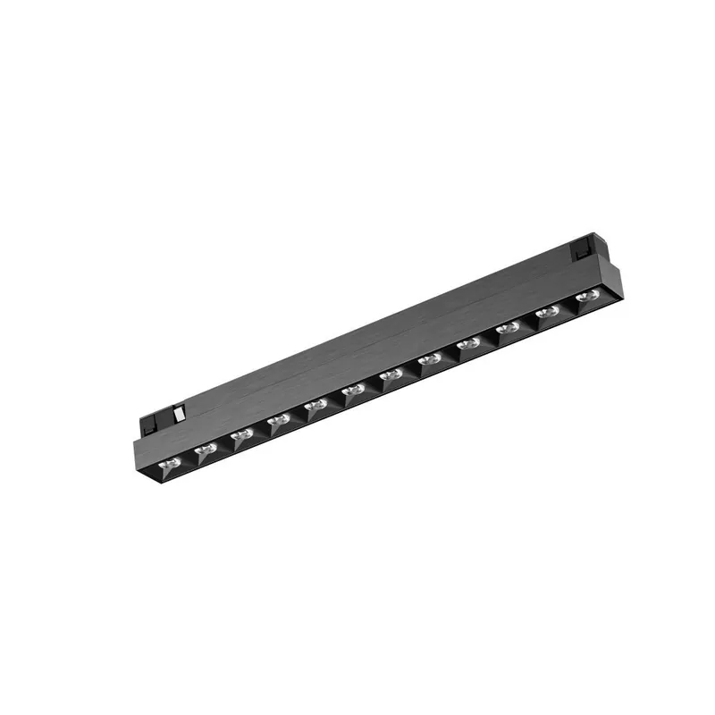Lucide Premium LINIAL XENIA Railspot - 1-fase Railsysteem / Smart Railverlichting - Smart - 48V Track - LED - Mat Zwart Chroom Snelle Levering