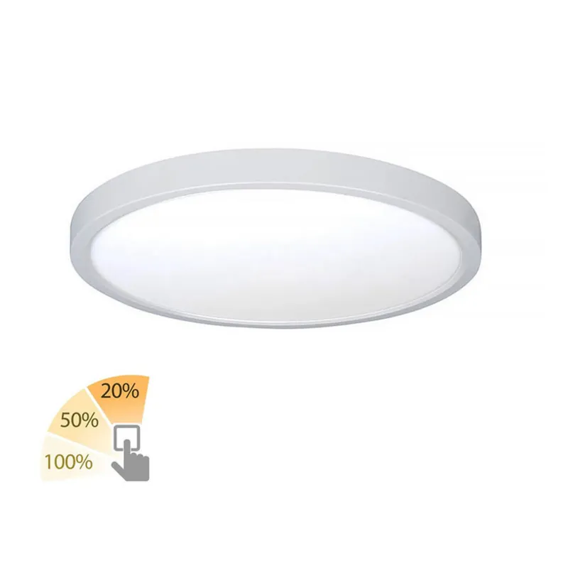 Highlight Plafondlamp Piatto - wit - 30.5x2.5 cm Premium