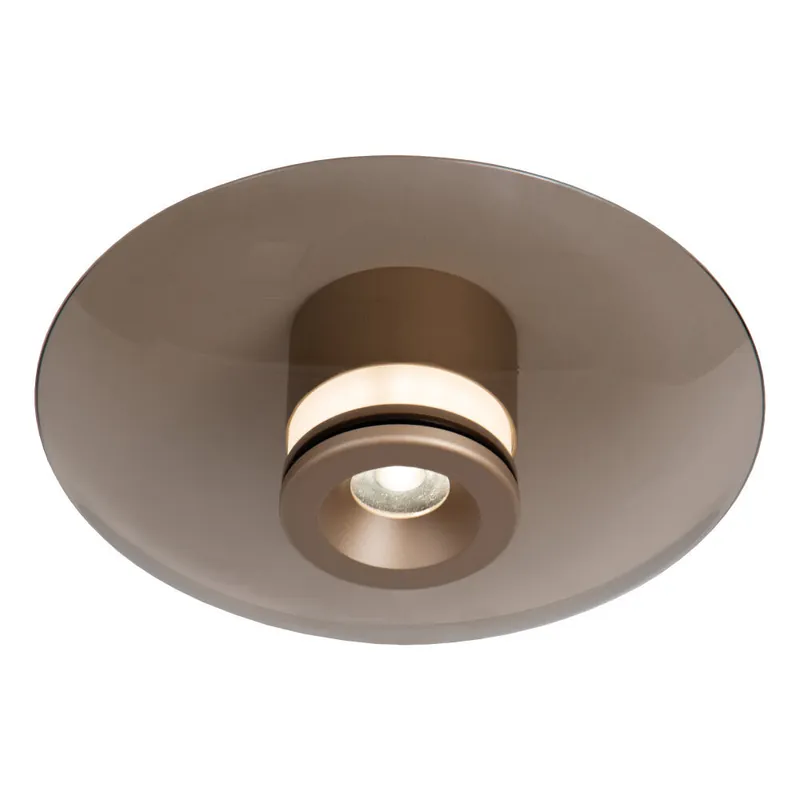 Lucide SANTIAGO - Plafonnière - Ø 23 cm - LED Dimb. - CCT - 1x10W 2700K/4000K - Amber | Premium Bestseller