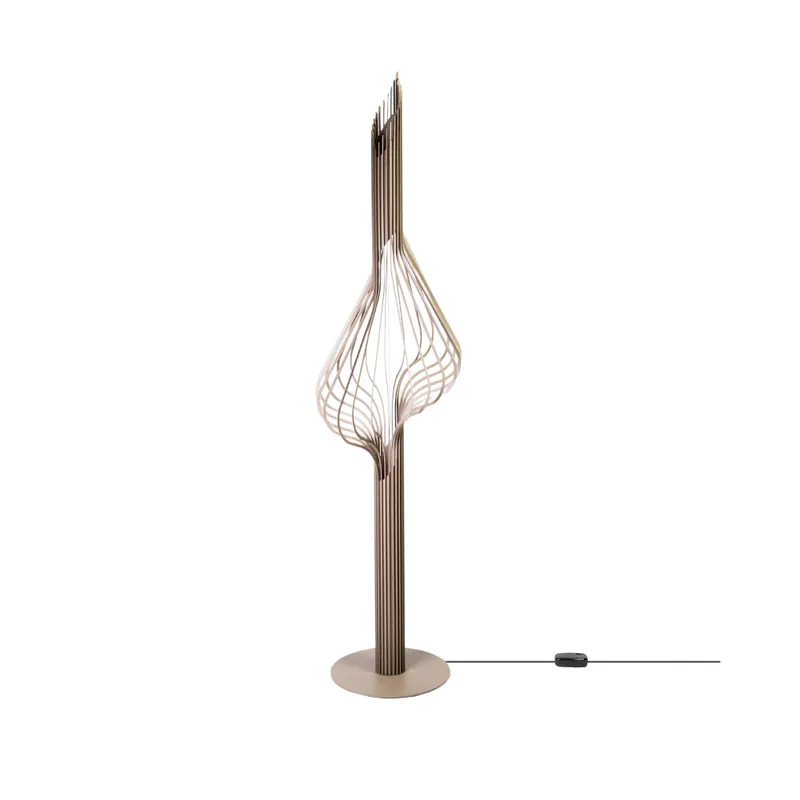 Weekendaanbieding Sculpturale vloerlamp Elba in de kleur quartz