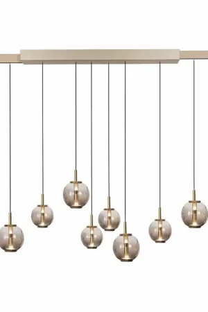 Koop Online Neuhaus PURE Hanglamp E-Infinity 10 lichts L 100-198 cm champagne