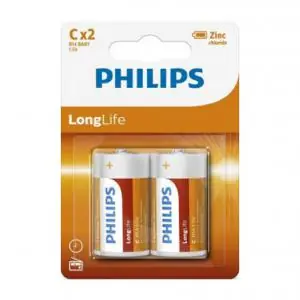 Phillips C Batterijen | 9 volt | Long life | 2 stuks Nu Kopen