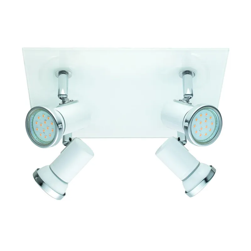 EGLOTamara1-Spot-4Lichts-Wit,Chroom Hete Deal