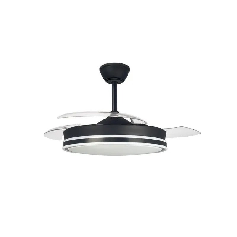 Beperkte Voorraad CristalRecord Plafondventilator Supereco - zwart - 106x42 cm