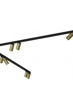 Koop Vandaag Nowodvorski Railsysteem Mono bocht 8 lichts 2x 150 cm zwart - goud