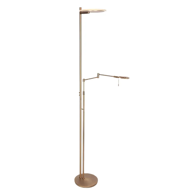 Vloerlamp Turound brons Nieuw