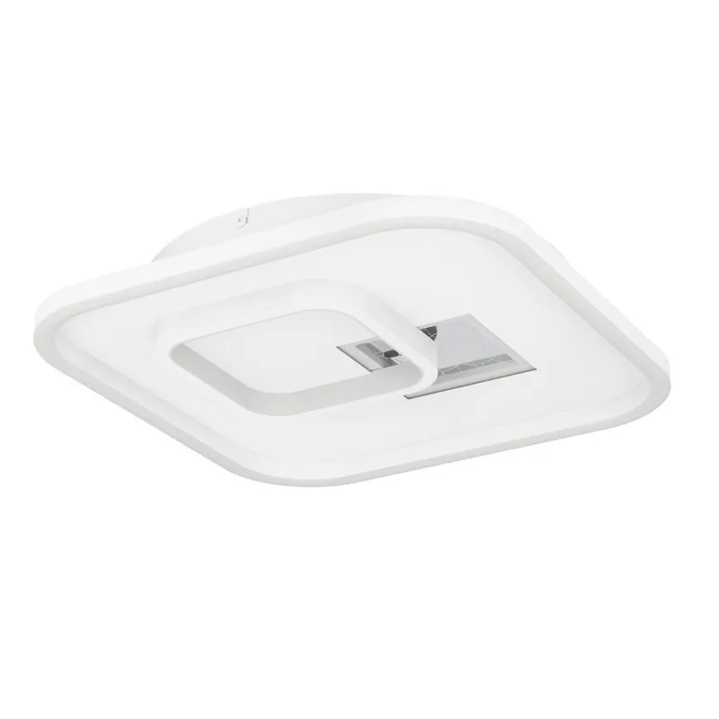 Direct Verzonden EGLO Tiriolo Plafonnière - LED - Kunststof - Wit/Zilver