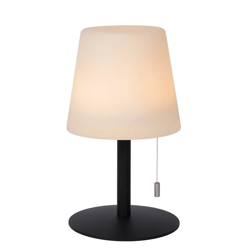 Express Levering Lucide RIO - Oplaadbare Tafellamp Binnen/Buiten - Accu/Batterij - Ø 15,5 cm - LED Dimb. - 1x1,8W 3000K - IP44 - RGB - Multicolor