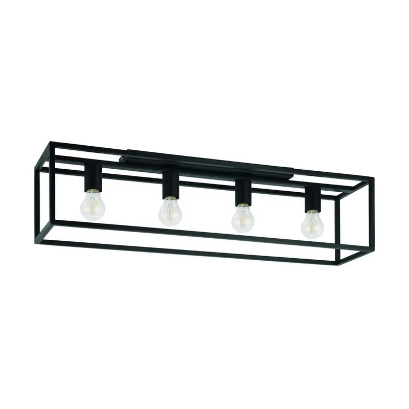 Weekendaanbieding EGLO Eldrick Plafondlamp - E27 - 85 cm - Zwart