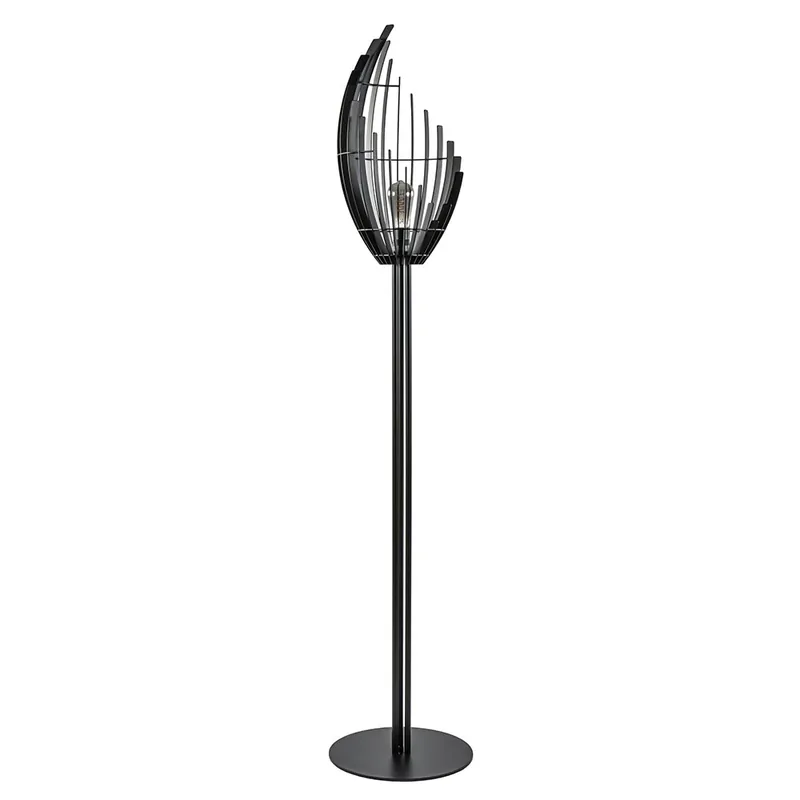 Zwart metalen design vloerlamp Omegna dimbaar Fabrieksprijs