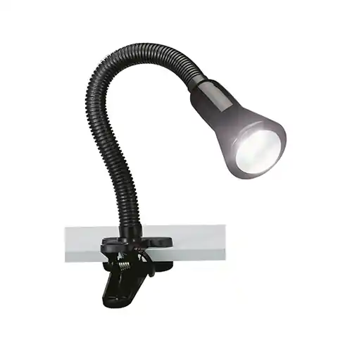 Uitverkoop Zwarte klemlamp/leeslamp voor bureau