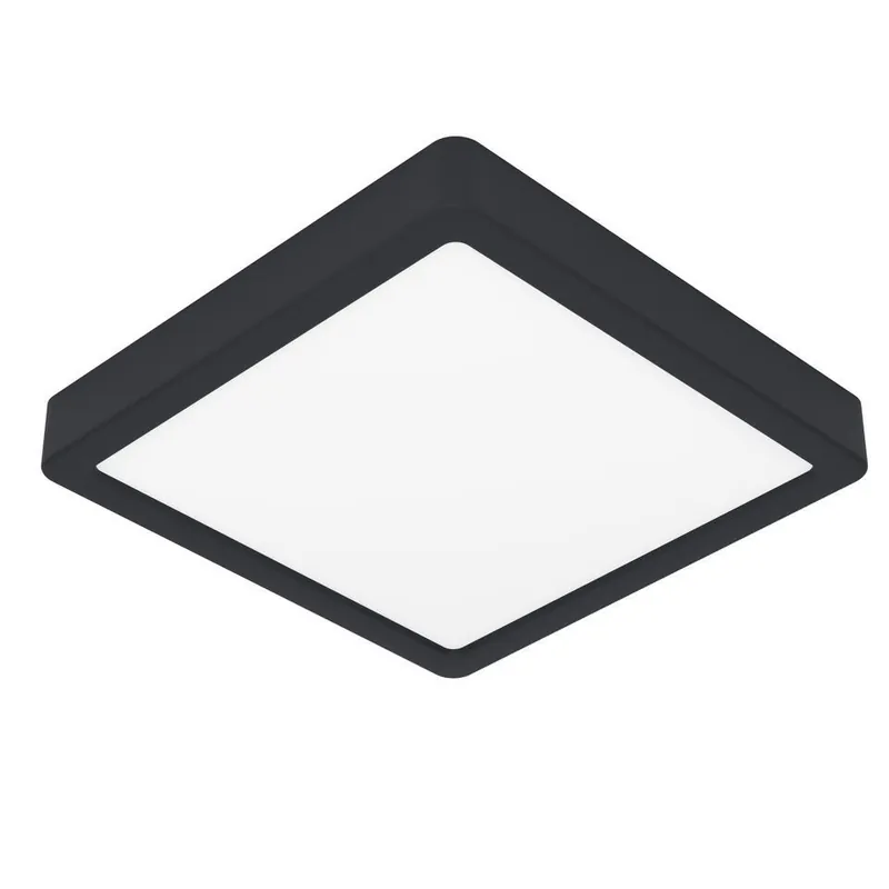 EGLO Fueva 5 Plafonnière - LED - 21 cm - Zwart Weekendaanbieding