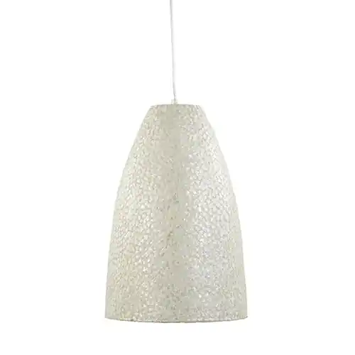 Nu Kopen Hanglamp capiz schelpen wit