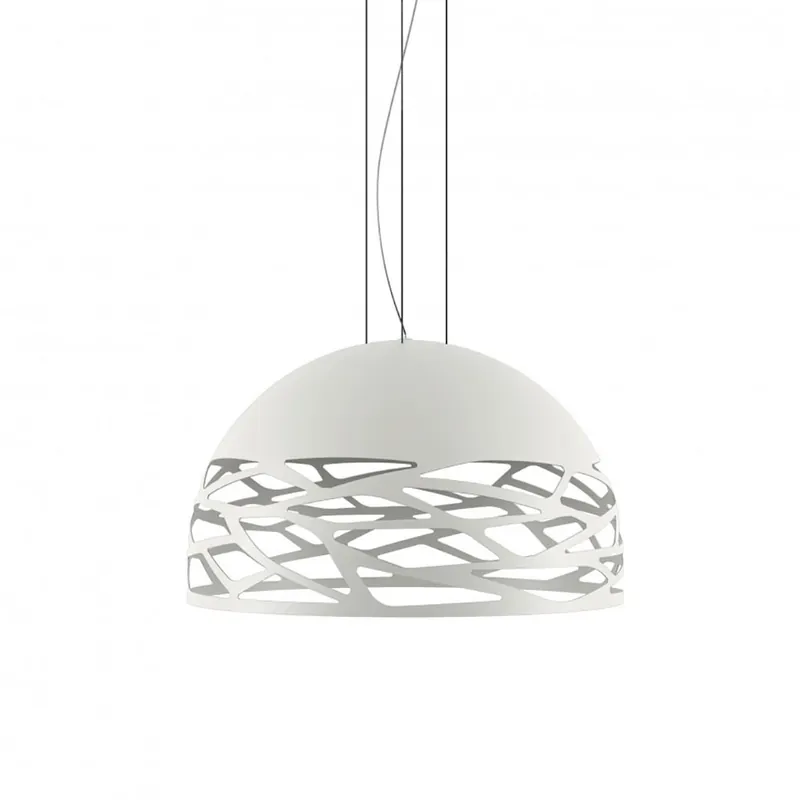 Hanglamp Kelly koepel 60cm wit Aanbieding