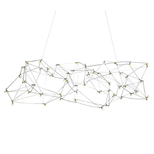 Hanglamp Universe staal 125+2x downlight Goedkoop