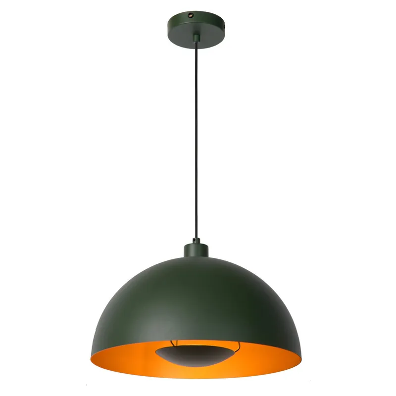 Fabrieksprijs Lucide SIEMON - Hanglamp - Ø 40 cm - 1xE27 - Groen