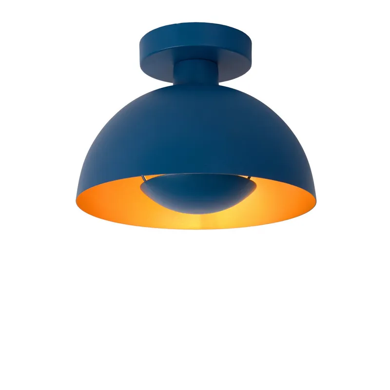 Flitsaanbieding Lucide SIEMON - Plafonnière - Ø 25 cm - 1xE27 - Blauw