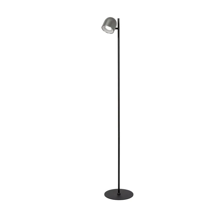 Lucide SKANSKA RECH - Oplaadbare Vloerlamp Binnen/Buiten - Accu/Batterij - Ø 23 cm - LED Dimb. - CCT - 1x3W 3000K/6000K - IP44 - Grijs ijzer Bestseller