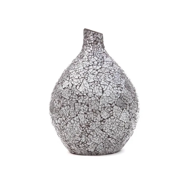 Uitverkoop Moderne tafellamp wit glas met zwart
